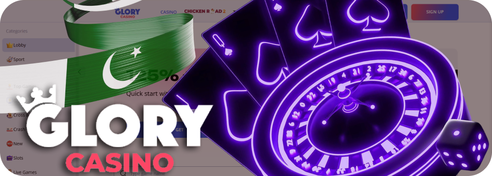 Glory Casino allowing users in Pakistan to easily make sports bets and play casino games without the hassle.